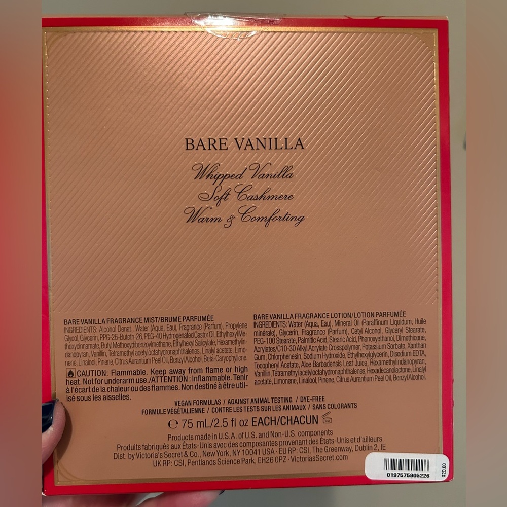Victoria's Secret Bare Vanilla Body Care Set - Picture 3 of 4